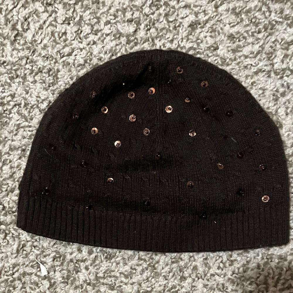 GAP Black Knit Beanie